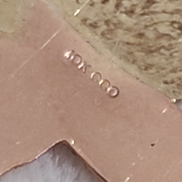 Vintage 10k gold hummingbird necklace C.CO black hills gold yellow rose gold vtg - Picture 15 of 16